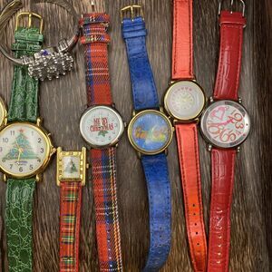 8 Holiday Theme Ladies Watches 1 With Sound All Need Batteries